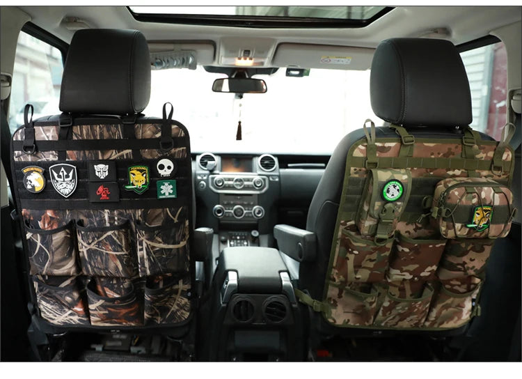 Car Organizer Seat Back Storage Bag Multifunction Camo Hanging Bags Car Stowing Tidying Pocket Interior Accessories 1 Piece