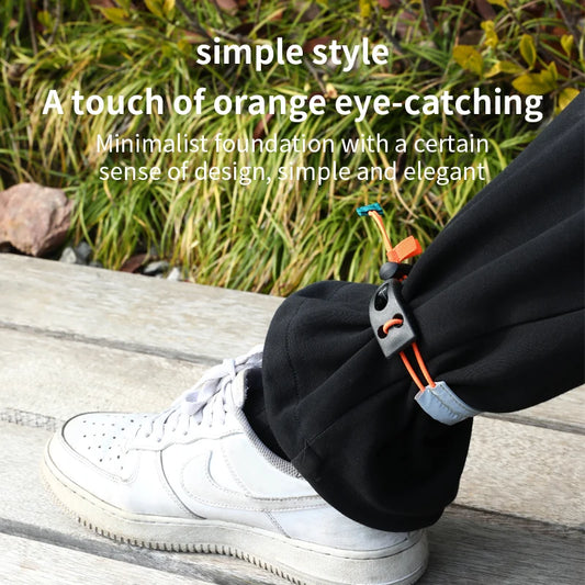 ESLNF Cycling Ankle Leg Straps Pant Bands Safety Reflective Outdoor Bicycle Ankle Leg Bind Bandage Trousers Bike Equipment