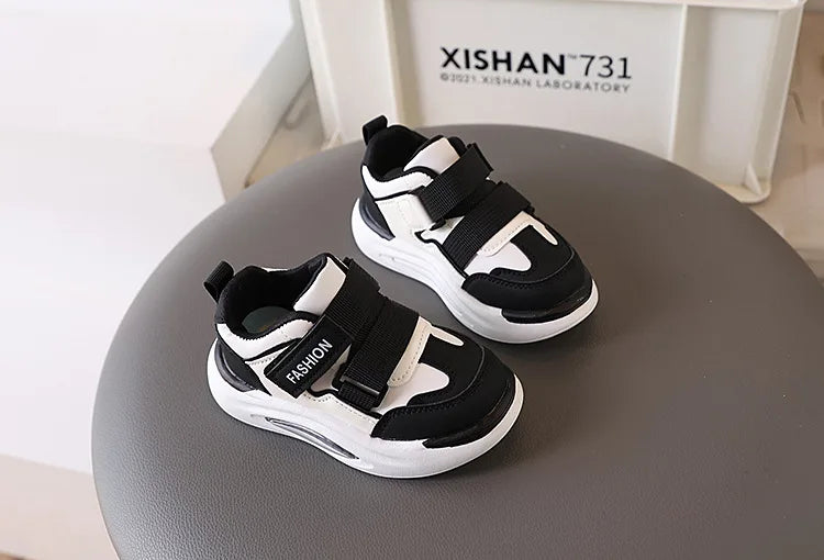 Kinder-Sneakers 2025: Dicke-Weiche-Sohle Klettverschluss - Air Mesh Collection
