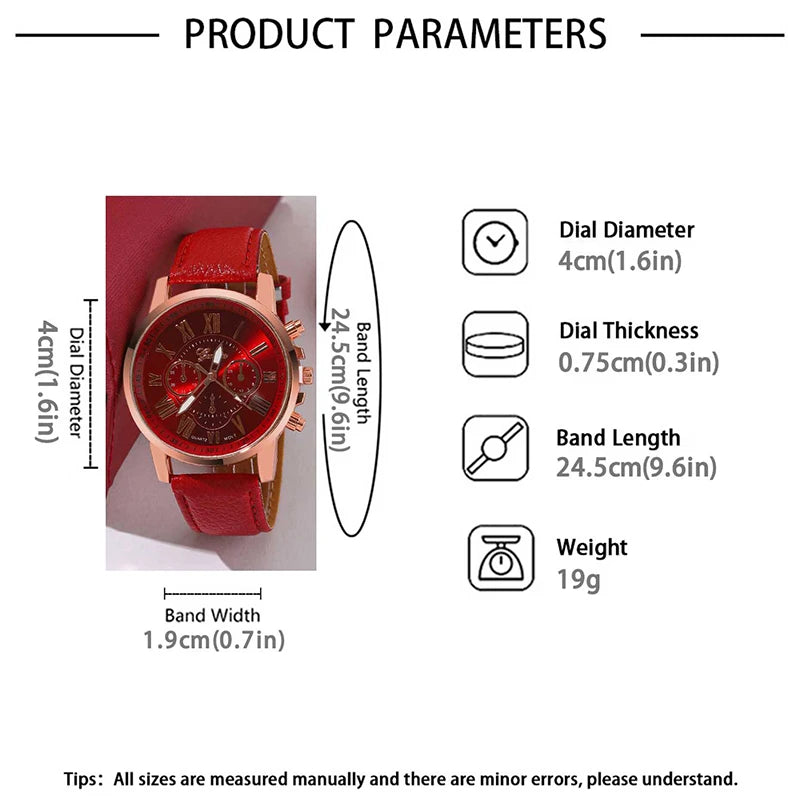 Damen-Uhren-Set 2025: Luxury-Rhinestone Fashion-Elegant - Quartz Watch Collection