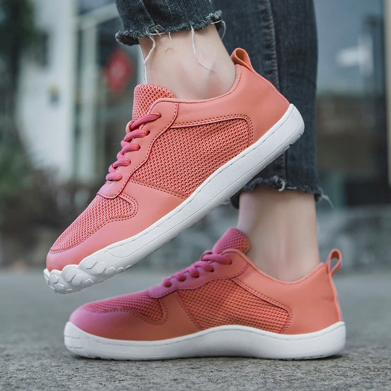Neu Barfuß Casual Schuhe Für Frauen Leicht Atmungsaktiv Breit Zehen Sneakers Rutschfest Outdoor Walking Flats Loafers Größe 36-42