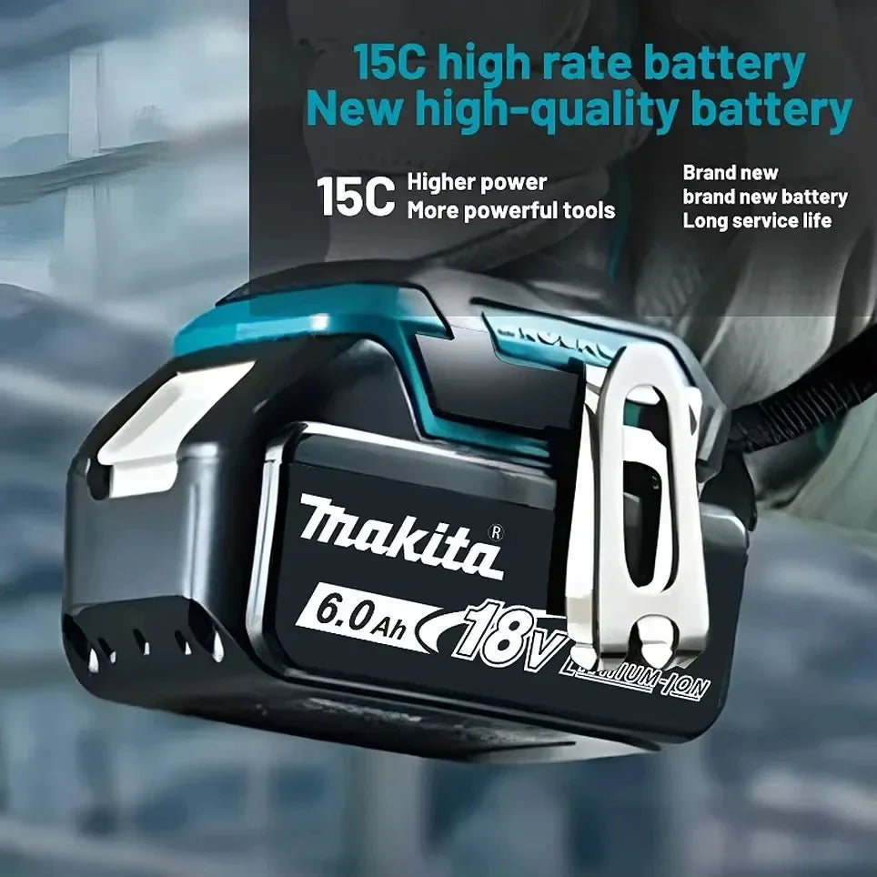 Makita L 18V Li-Ion Akku Schnellladung - 6.0Ah LED BL1860