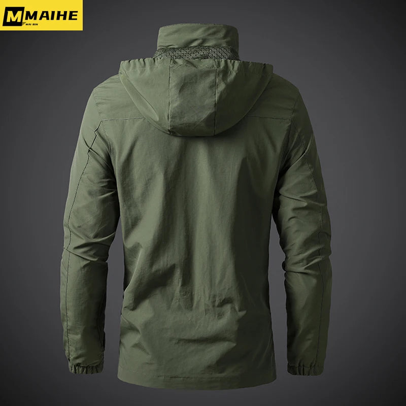 Fujian Kampfjacke Wasserdicht - Kapuze, Polyester L-XL