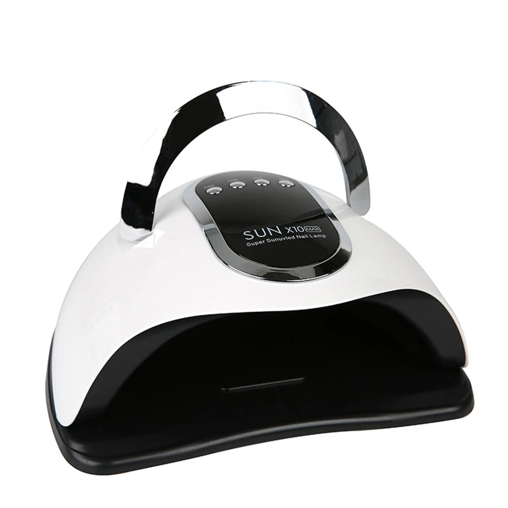 Lampă UV LED SUN X12 MAX pentru manichiură, lampă UV cu 66 de LED-uri pentru uscător de unghii cu senzor inteligent, instrument profesional de salon