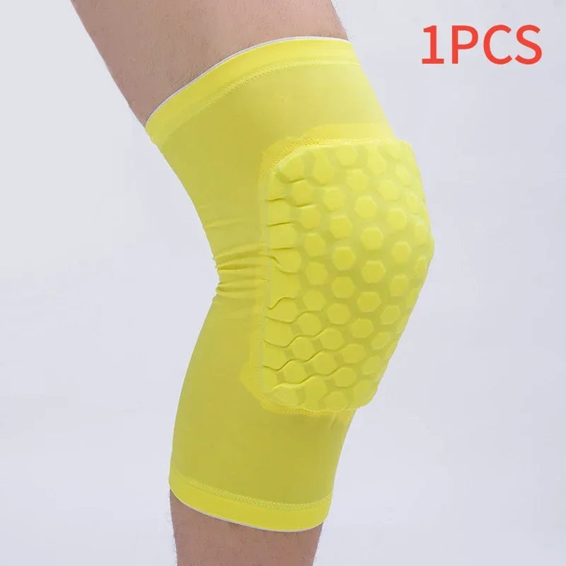 Knieschützer 2025: 1PC Honeycomb Knee Pads Basketball Sport Kneepad - Volleyball Knee Protector Brace Support Football Compression Leg Sleeves Collection