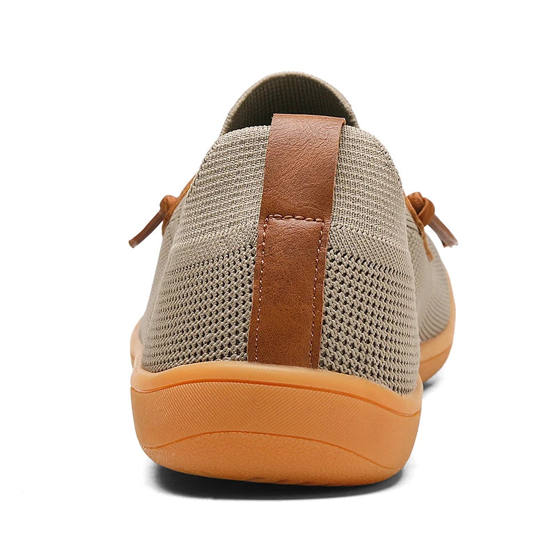 Men Casual Sneakers Minimalism | Zero Drop Sole | Walking Shoes Outdoor Breathable Non-slip Flats Loafer Mens Driving Shoes 2025