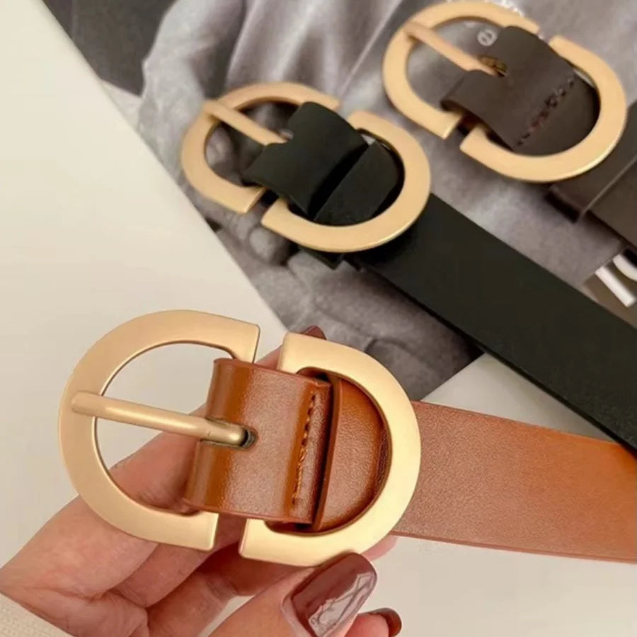 Zhejiang ND1004 Alloy Schnalle Modischer Gürtel - PU 2,8cm