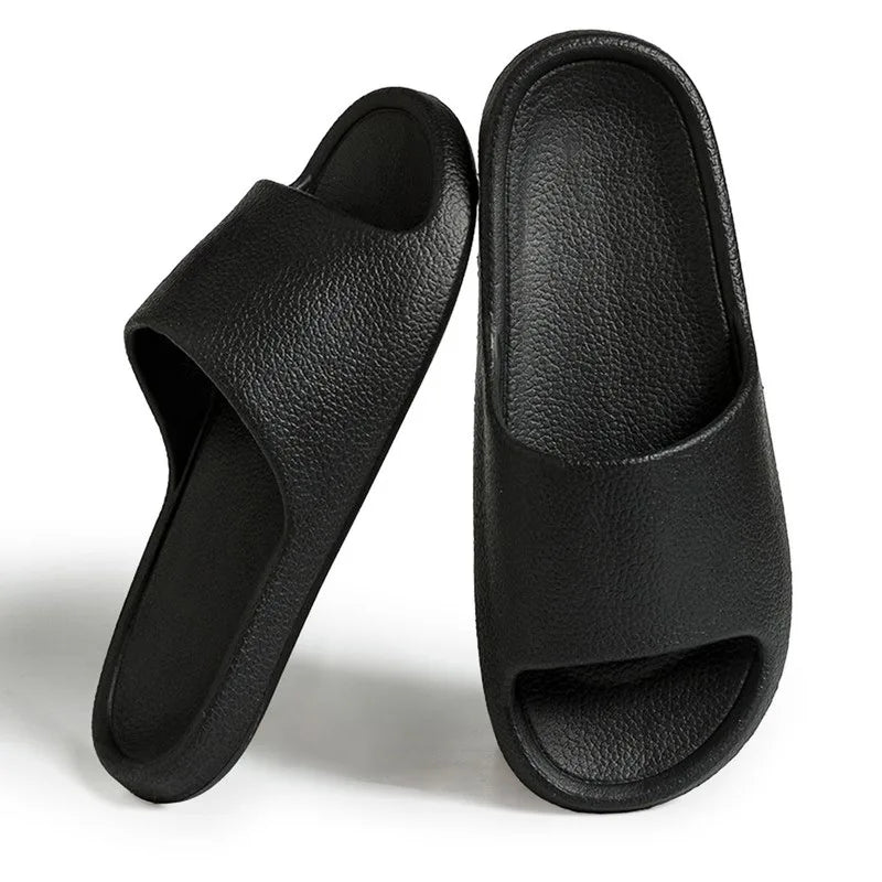 Frauen Dick Plattform Cloud Hausschuhe Sommer Strand Eva Weich Sohle Slide Sandalen Freizeit Männer Damen Innen Badezimmer Anti-Rutsch Schuhe