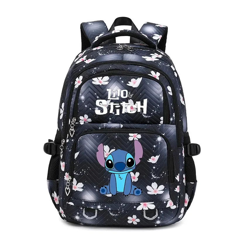 Lilo Stitch Schulrucksack 2025 - Große Kapazität Daypack für Mädchen Schultasche