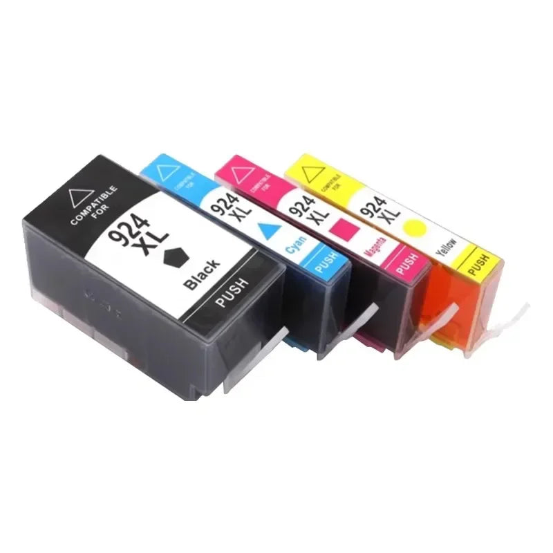 HP 924/924E/924XL High-Yield Ink Cartridges | Compatible with OfficeJet Pro 8120e-8135e Series Printers | Premium Quality