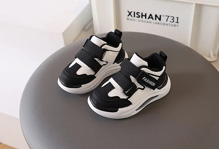 Kinder-Sneakers 2025: Dicke-Weiche-Sohle Klettverschluss - Air Mesh Collection