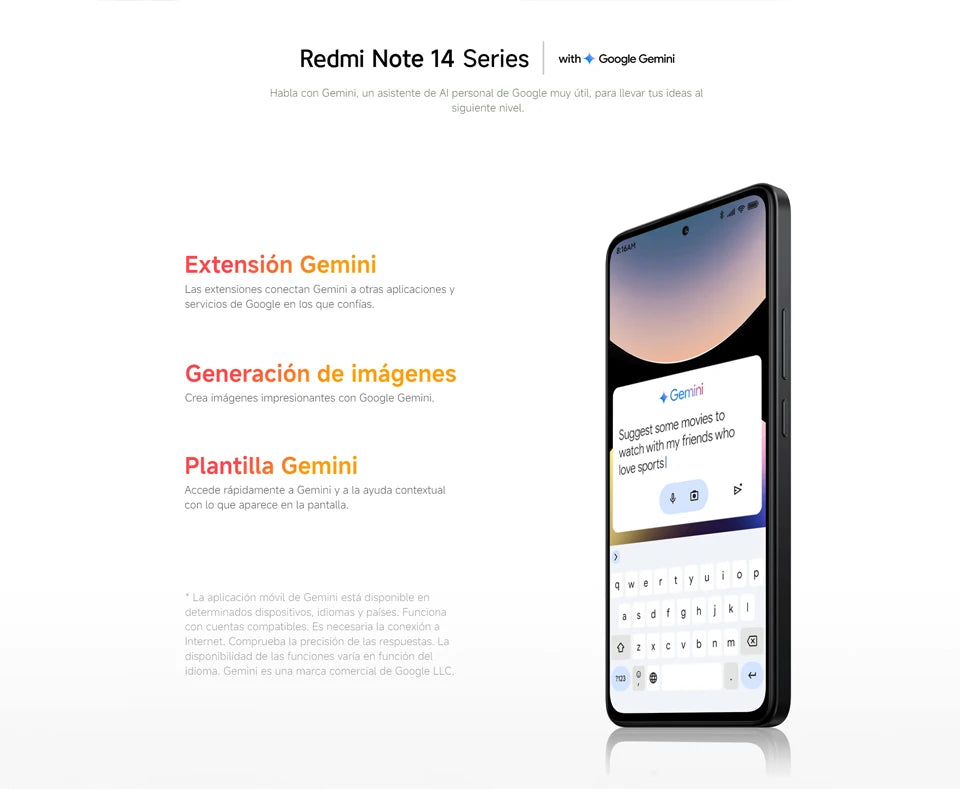 Xiaomi Redmi Note 14 AMOLED 120 Hz - 5500mAh,33W,6,67 Zoll