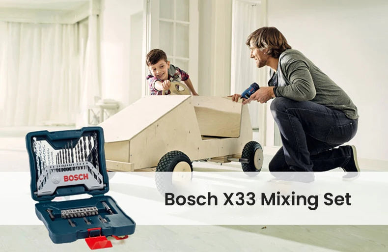 Bohrer-Set 2025: Bosch X33 Drill Bit Screwdriver Bit Professional 33 Pcs - Mixing Set Work Bosch Power Tools GSB/GBM/TSB/TBM/TSR Series Collection