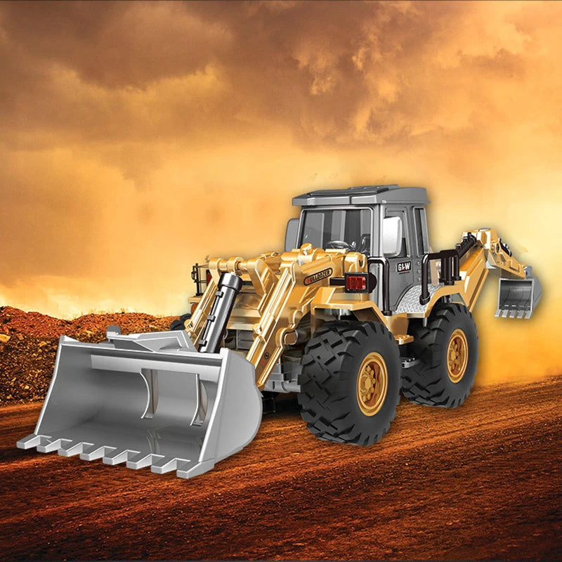 Baufahrzeug-Set 2025: Alloy Traktor & Bagger - Farm Engineering Collection