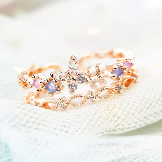 Zhejiang Schmetterling Ring - Verstellbar Zink 18mm