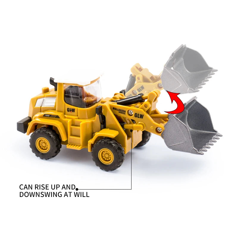 Baufahrzeug-Set 2025: Alloy Traktor & Bagger - Farm Engineering Collection