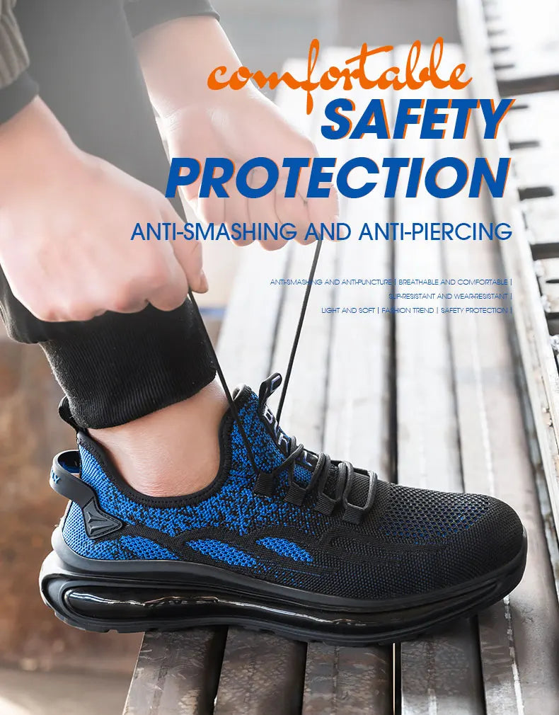 Lightweight Breathable Sneakers for Women Slip Resistant Shoes Outdoor Puncture-proof Outsole Comfort Wear Resistant Shoes