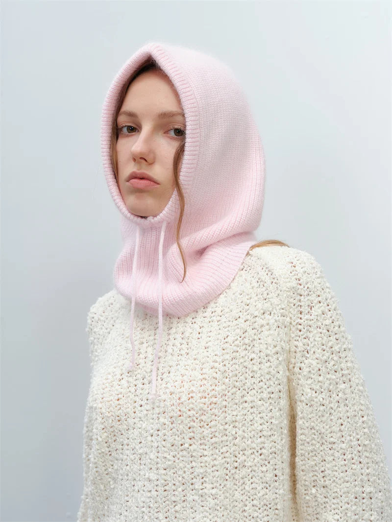 Furina Balaclava Kaninchenpelz Warm - Strick, Einheitsgröße