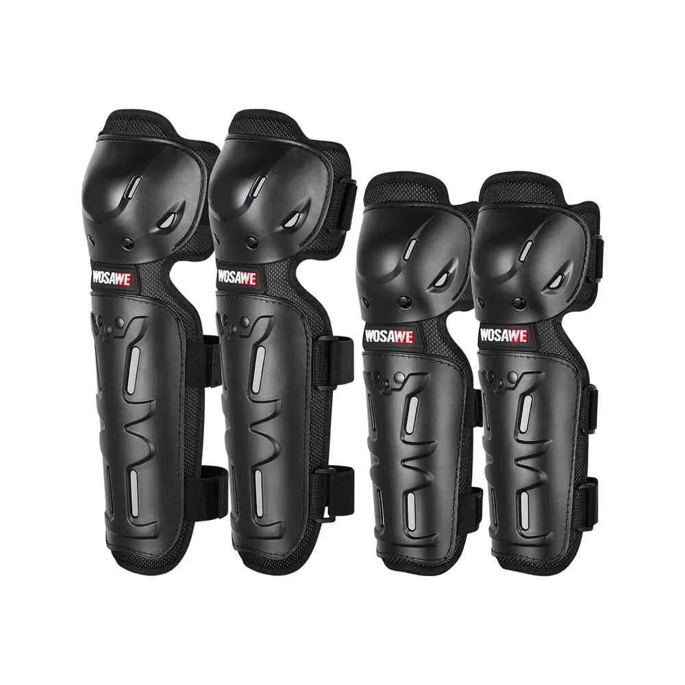 WOSAWE Sports Knee & Elbow Pads Motorcycle Knee Protection Ski Motocross Shin Guards Dirt Bike Off-road Cycling Knee Protector