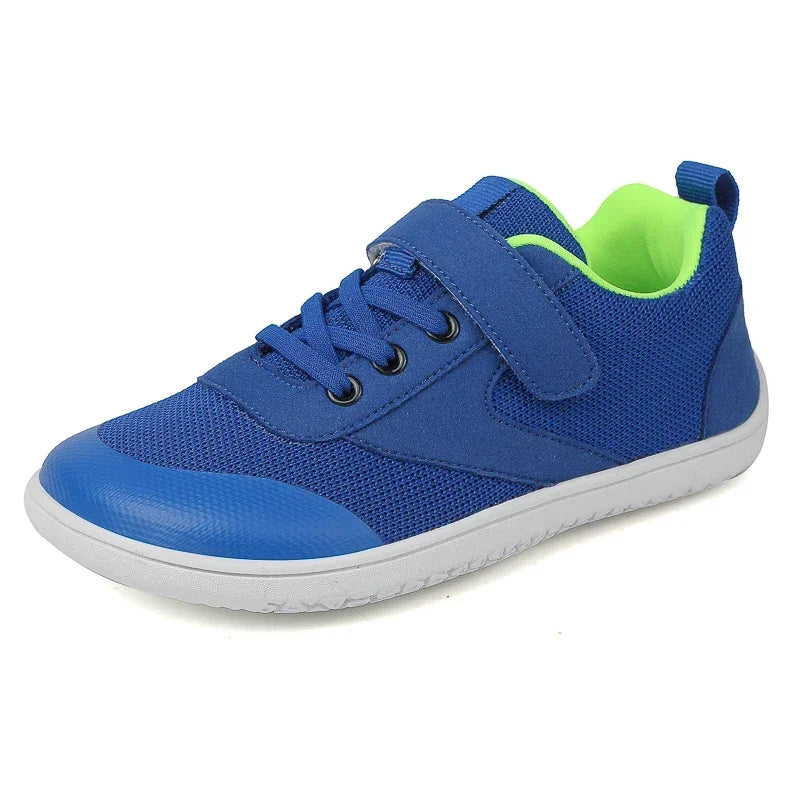 Kinder Weite Barfuß Schuhe - Minimalistische Jungen Mädchen Sneaker - Leichtgewicht Rutschfest Kinder Walking Schuhe Casual Skate Flats