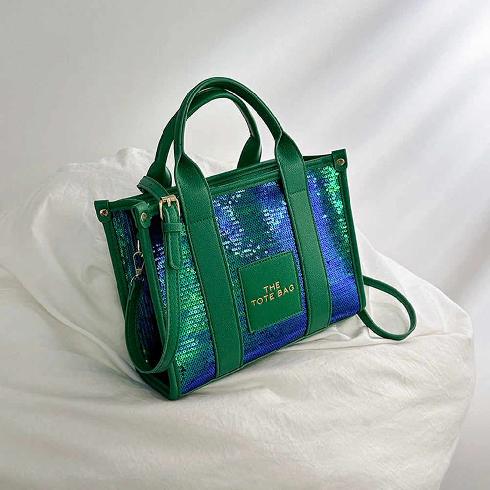 Women's Casual Tote Bag For Women Crossbody Female Handbag New Solid Words Lette Leisure Large Bag Fashion Shopper Tote Purse