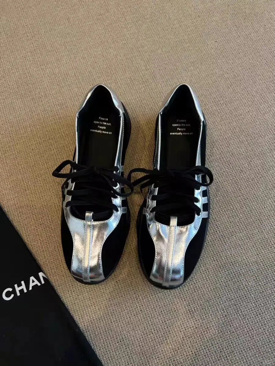 Women Sneakers Flats Casual Sport Shoes Summer 2025 Designer New Brand Ballet Dance Shoes Mary Jane Running Zapatillas