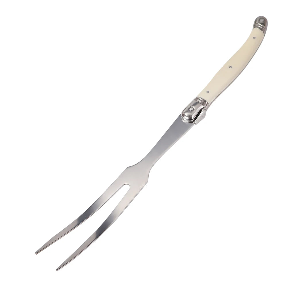 Stainless Steel Carving Knife Fork Set BBQ Slicing Grill Vegetable Tools Salad Serving Tools Turkey Knife Steak Roast Meat Fork