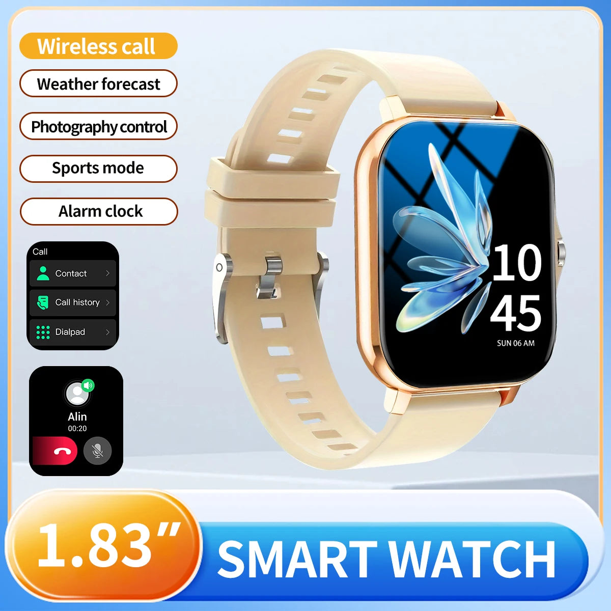 Smartwatch 2025: Outdoor Sports Wireless Calling - Multifunktional Herren Damen Sport Collection