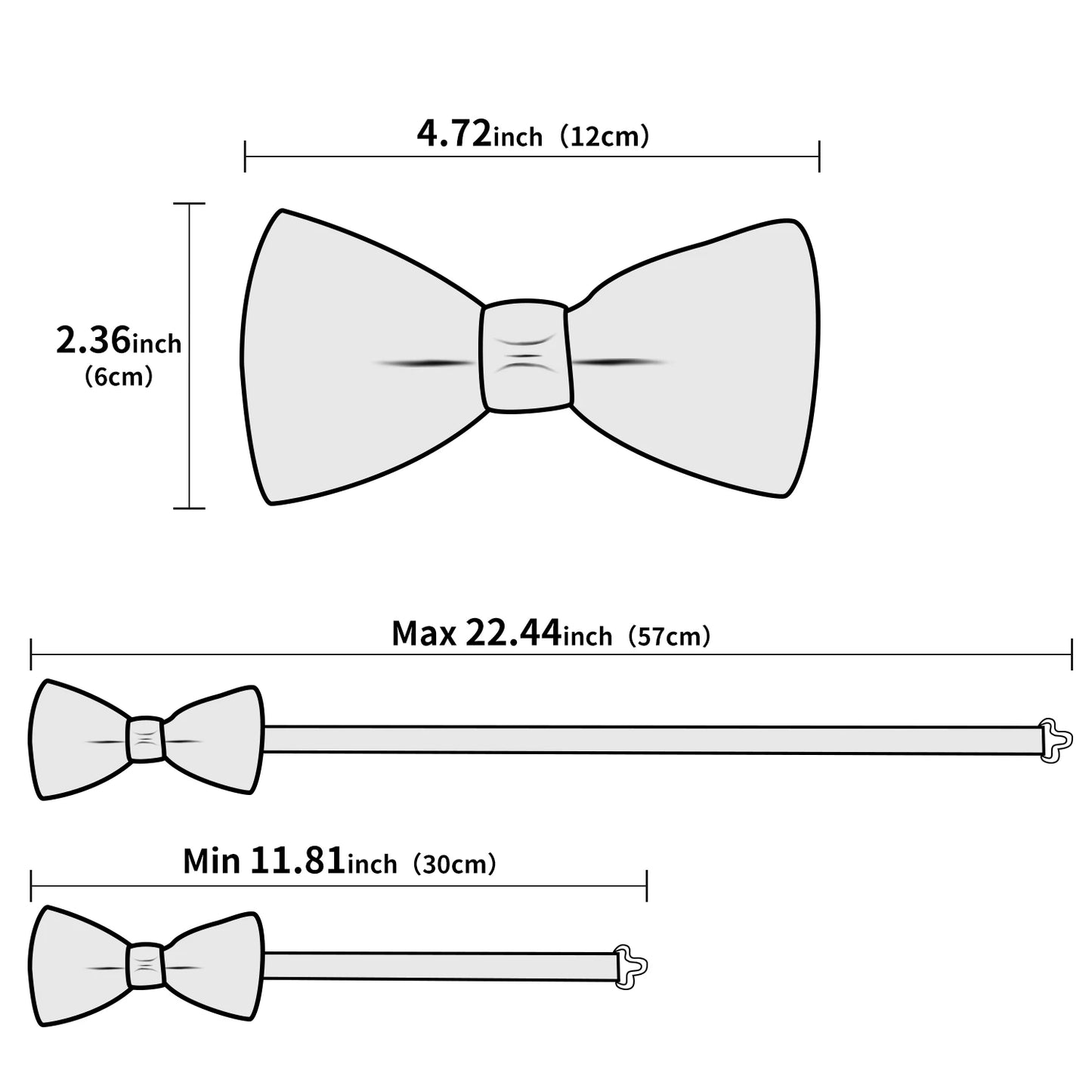 Hi-Tie Peach Pink Salmon Silk Mens Bow Tie Pocket Square Cufflinks Set Pre-tied Butterfly Knot Bowtie for Male Wedding Business