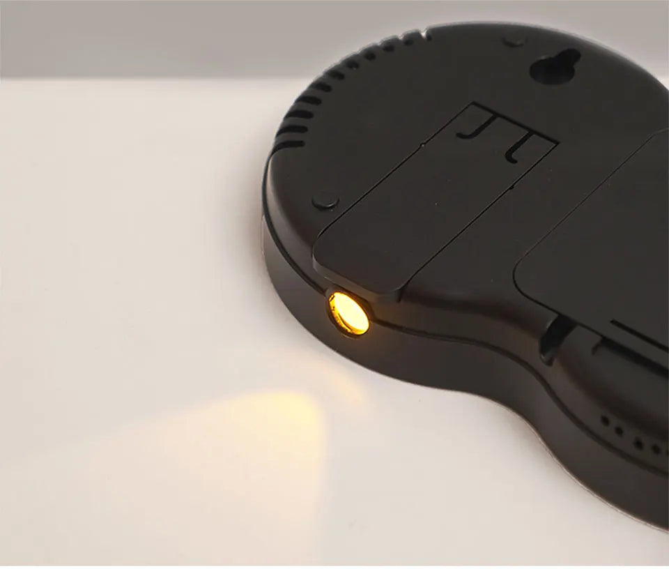 Wanduhr 2025: Large Digital Wall Clock with Ambient Light Remote Control - Temp Week Display 12/24H 2-Alarms Brightness Adjustable LED Clocks Collection