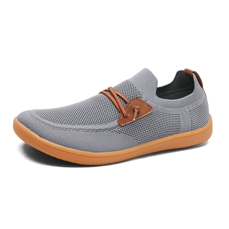 Men Casual Sneakers Minimalism | Zero Drop Sole | Walking Shoes Outdoor Breathable Non-slip Flats Loafer Mens Driving Shoes 2025