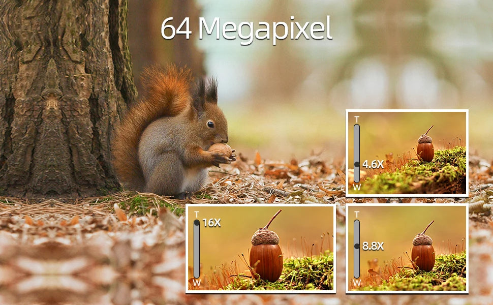 NBD 64MP Digital Camera for Photography, 4K Vlogging Camera with 3’’ Flip Screen,16X Digital Zoom,2 Batteries, 32GB TF Card