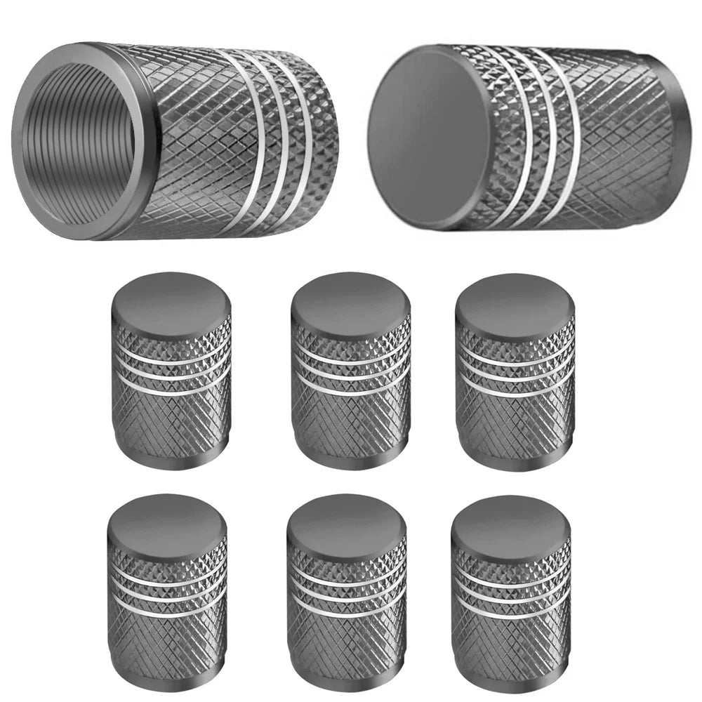 ZZTZZC Ventilkappen Staubdicht - Aluminium 8er Set 11mm