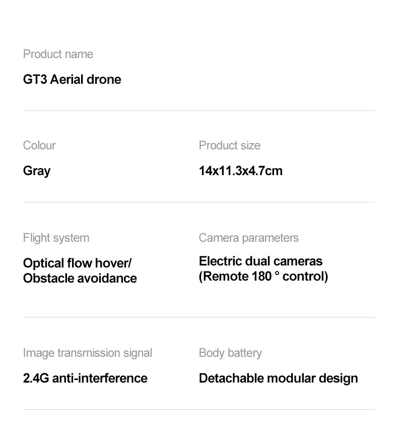 Drohne 2025: Xiaomi Original GT3 8K 5G GPS - Professional HD Aerial Photography Dual Camera Quadcopter Collection