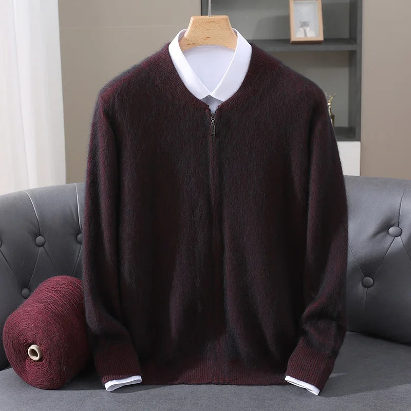 Snaoutofit Stehkragen Reißverschluss - Nerz Kaschmir M