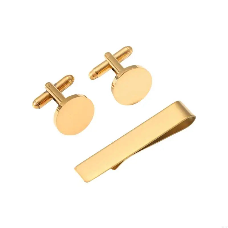 Angelady A52E Manschettenknopf Set Modern - Edelstahl Unisex