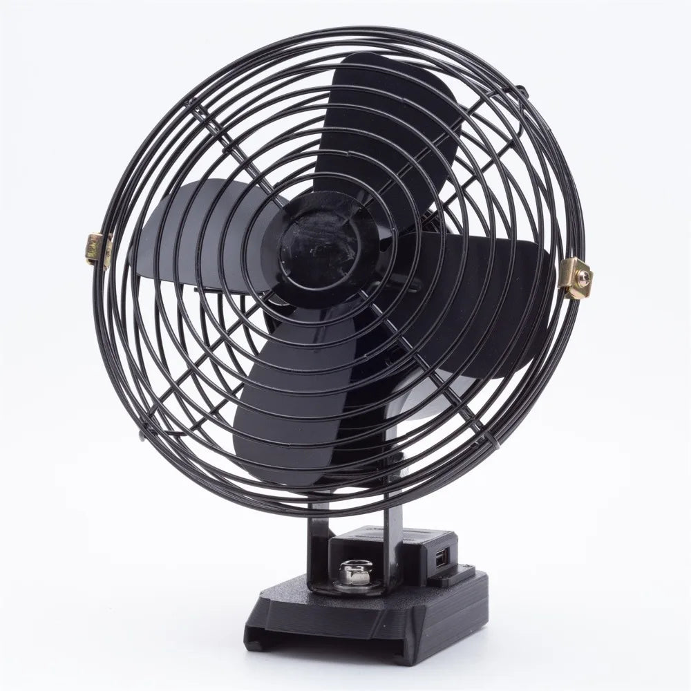 Tragbarer Ventilator Mit USB Aufladung Für BOSCH 18V Lithium Ion Schnittstelle, Für Heim Und Outdoor Camp Ventilator (Batterien Ausgeschlossen)