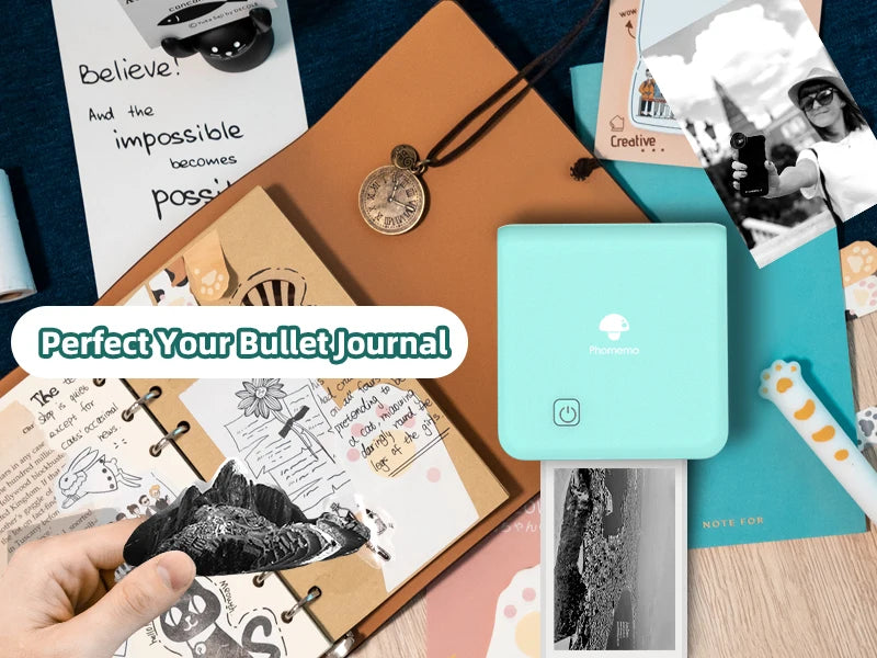 Premium Mini Bluetooth Drucker - 58mm Thermo Akku2000