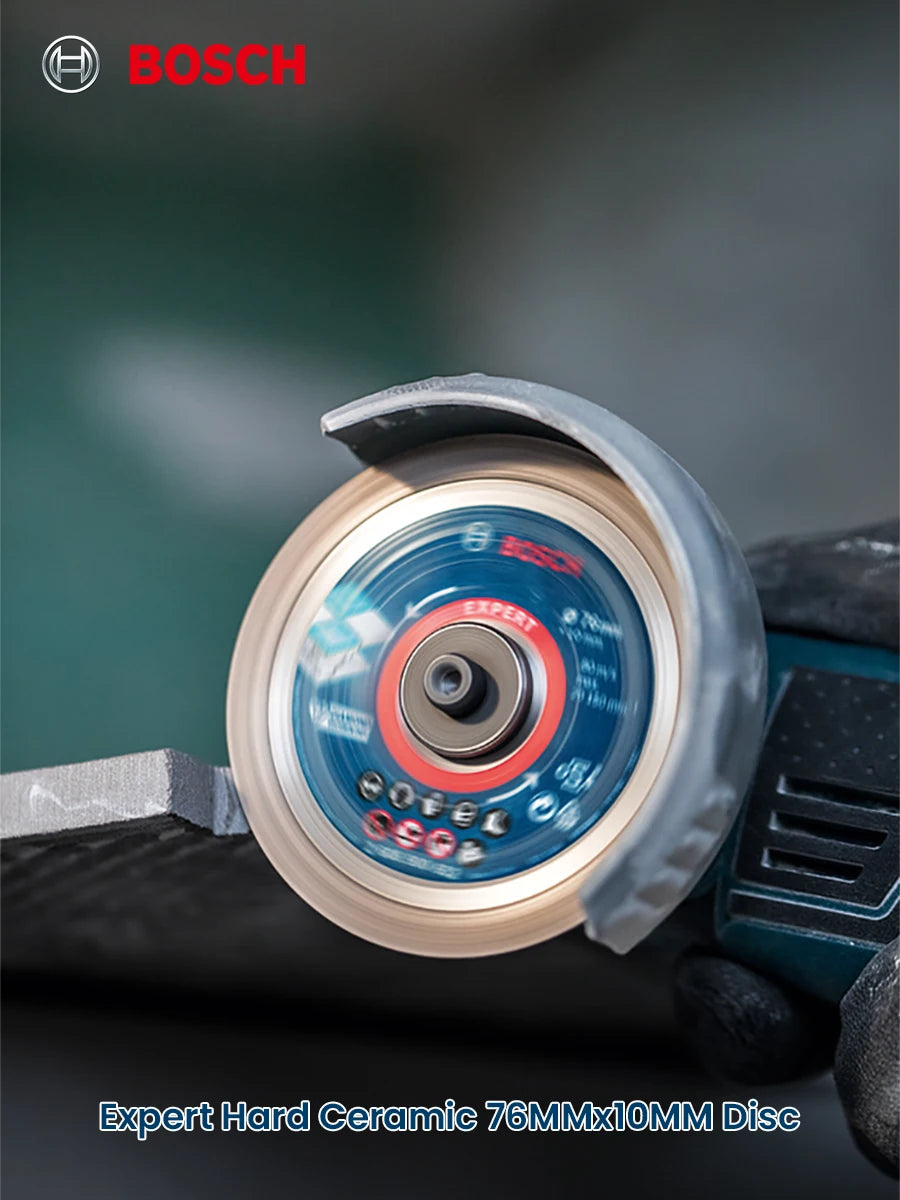 Bosch Expert Hard Ceramic Cutting Disc 76mm Angle Grinder Saw Blade for Hard Tiles Stone Diamond Cutting Disc Accessories 80M/s