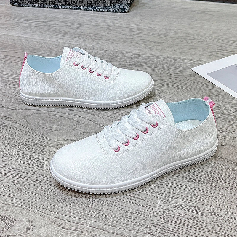 Women Shoes Summer 2024 Spring Women White Casual Shoes Breathable Flats Fashion Breathable Women Sneakers