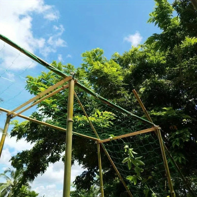 Plant Trellis Pergolas, Heavy-Duty Polyester Grow Net, Garden Trellis Netting With Square Mesh For Climbing Plants, Vegetables