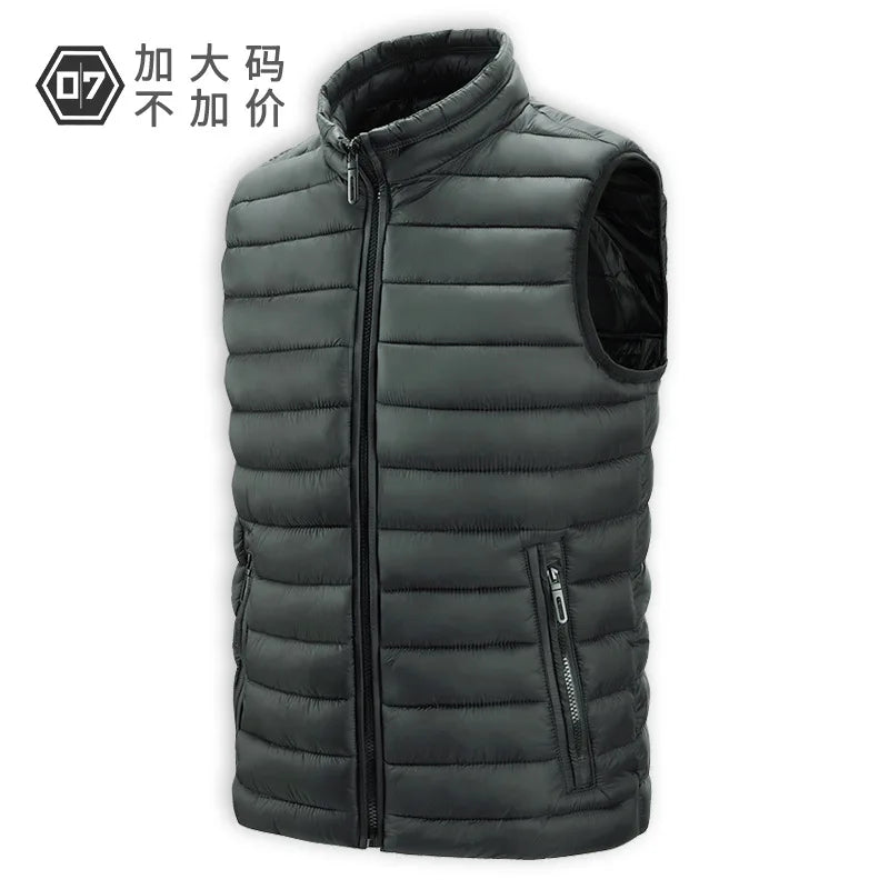 Neue Männer Weste Ultraleicht - 90% Daune, wasserdicht, Gr.L