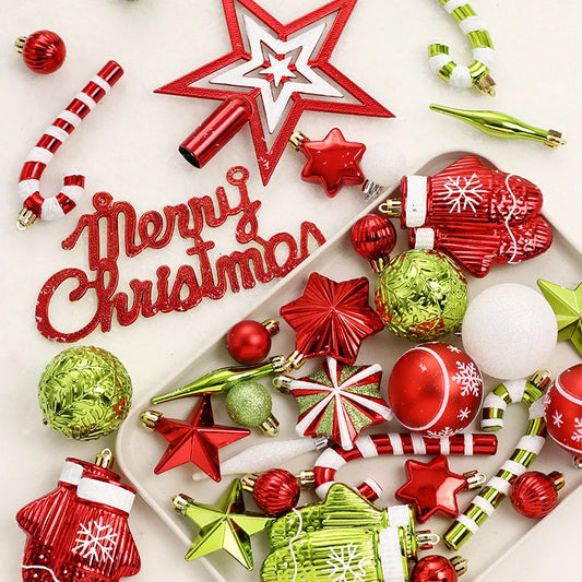 Nordstern 204 Christbaumschmuck Kugeln - 70 Stk, Durchmesser 2–5 cm