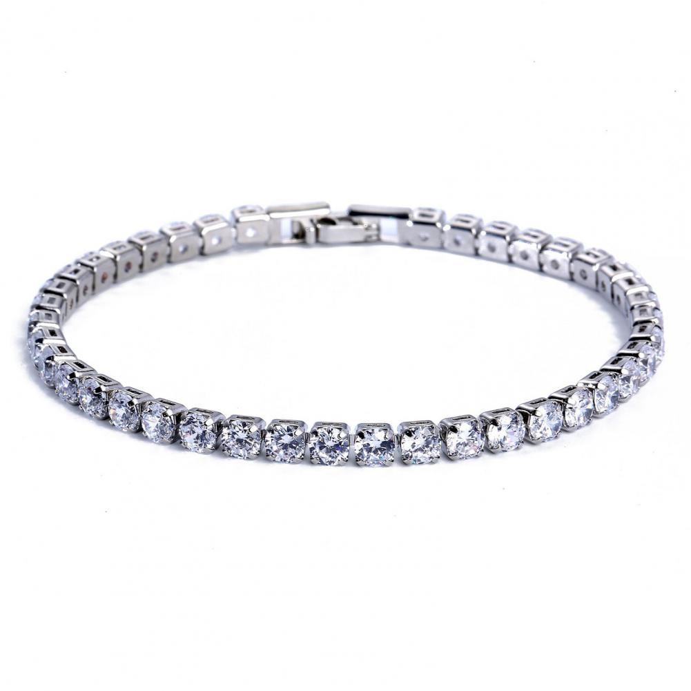 Mode Armband Strass Zart Exquisit Mehrfarbig Funkelnd Dress-up Hinreißend Tennis Armband Frauen Handgelenk Schmuck