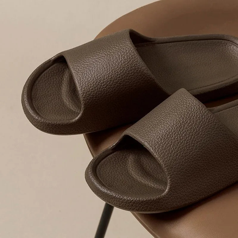 Frauen Dick Plattform Cloud Hausschuhe Sommer Strand Eva Weich Sohle Slide Sandalen Freizeit Männer Damen Innen Badezimmer Anti-Rutsch Schuhe