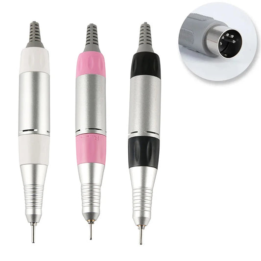 Elektrische Nagel Bohrmaschine Polieren Schleifen Stift 35000RPM Edelstahl Griff Elektrisch Maniküre Bohrer & Zubehör Nagel Kunst Werkzeug