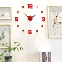 Choice 3D Rahmenlos DIY Uhr - Acryl 50cm Leise Wohnzimmer