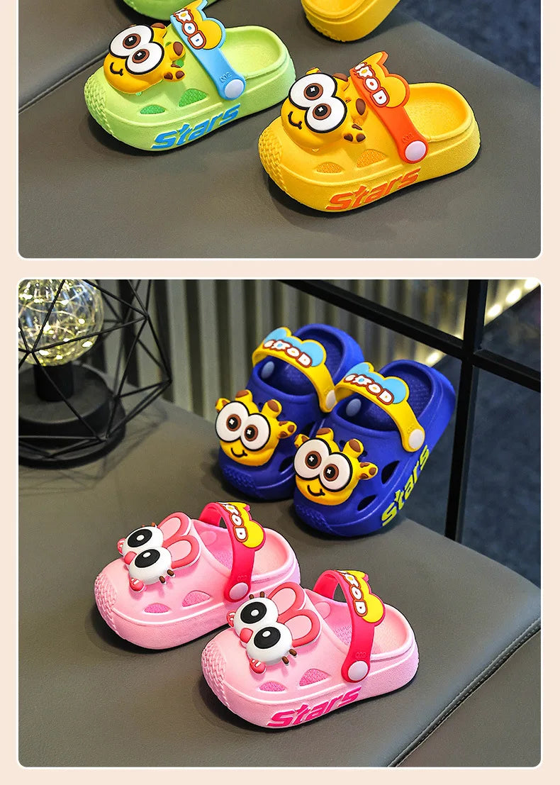 Kinder-Hausschuhe 2025: Sommer Cartoon Cool-Beach - Indoor Comfort Collection