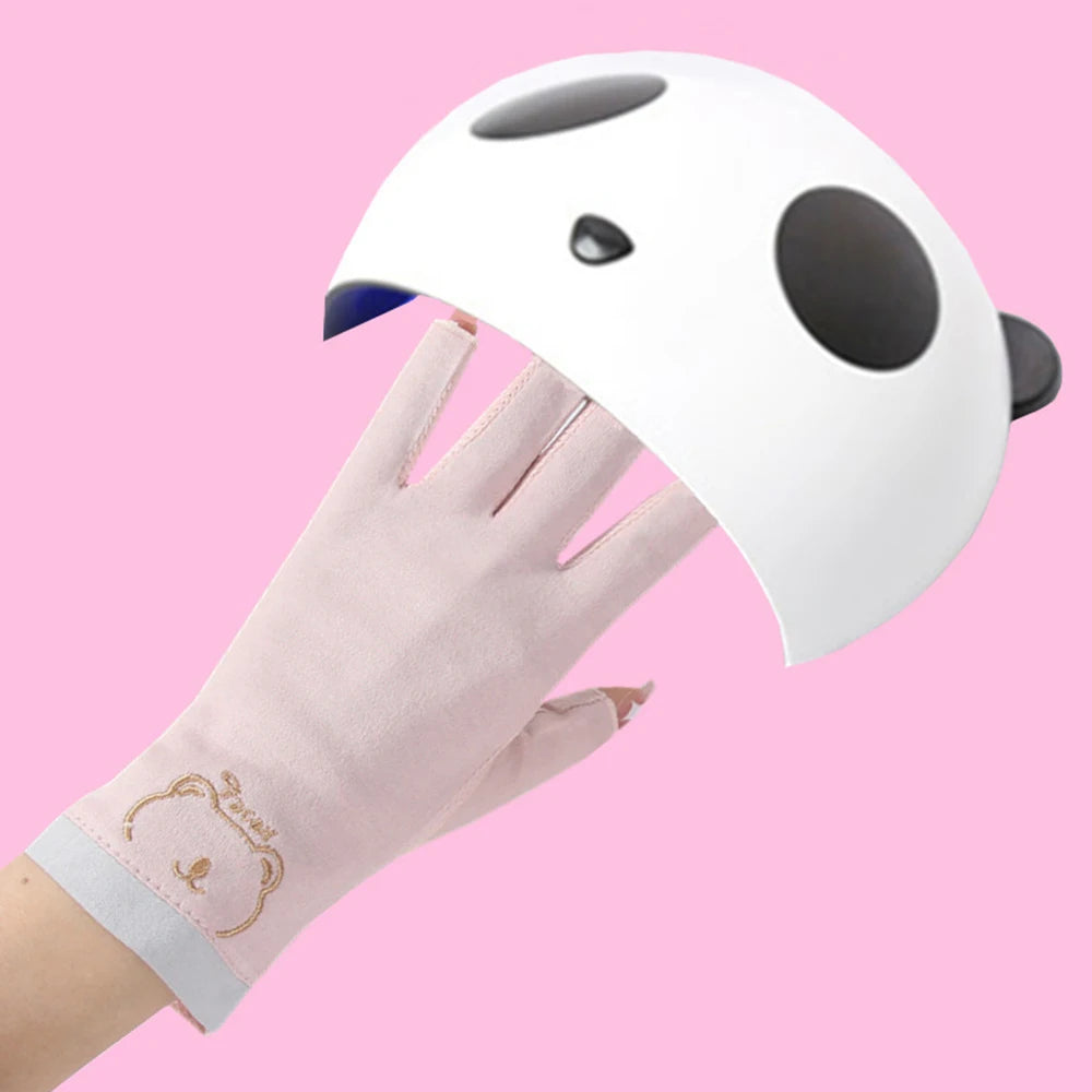 Mănuși de protecție UV din bumbac MingLee - 1 pereche fără degete