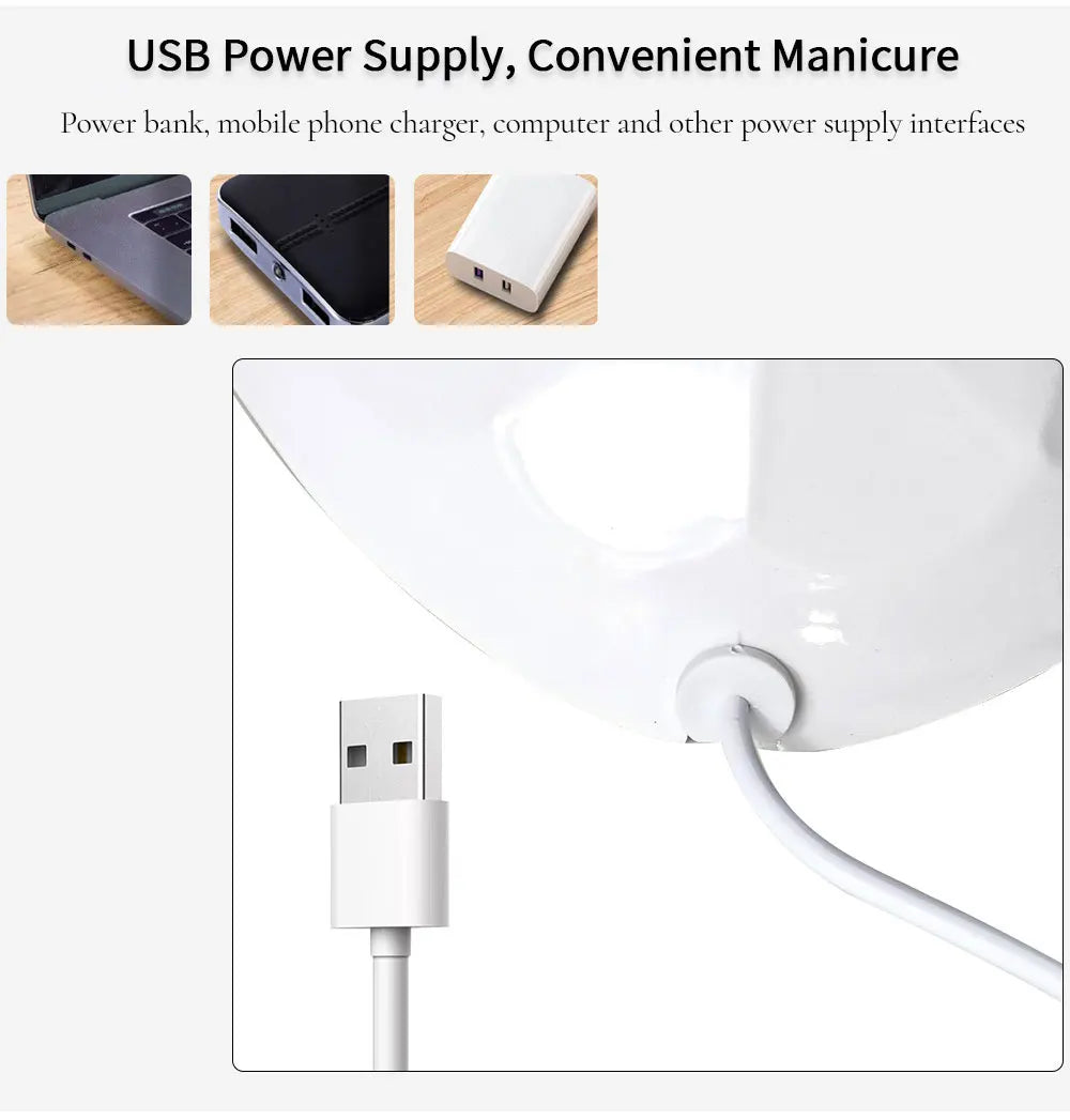 LULAA 18 LED-uri UV Gel Unghii Uscare Lampă Mini LED Ecran Unghii Fototerapie Aparat Profesional Manichiură Instrument Salon Echipament